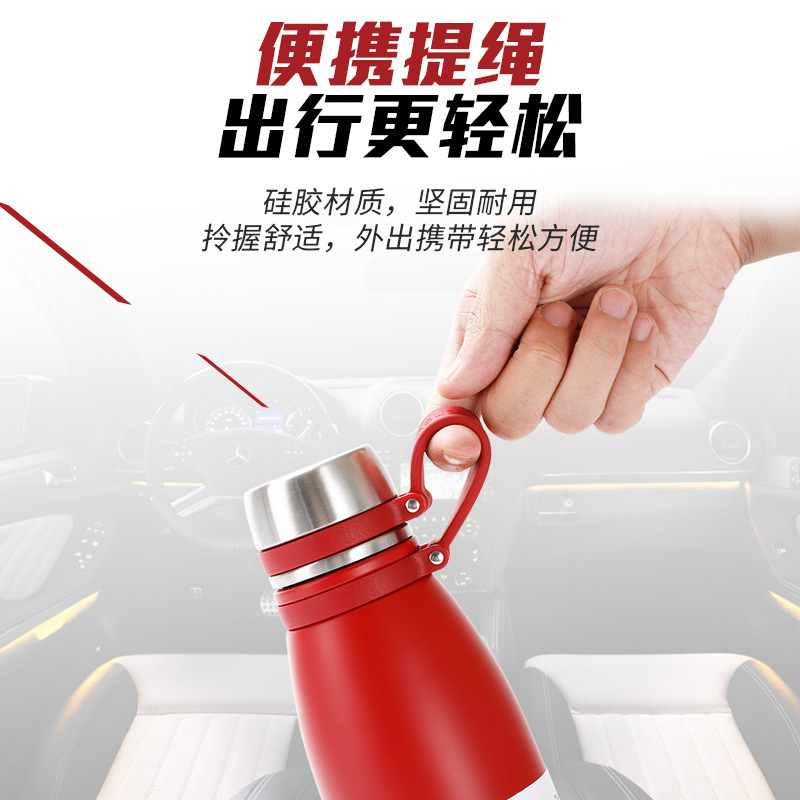 厂家直供 户外运动水壶 带提手运动保温杯 大容量便携车载保温壶