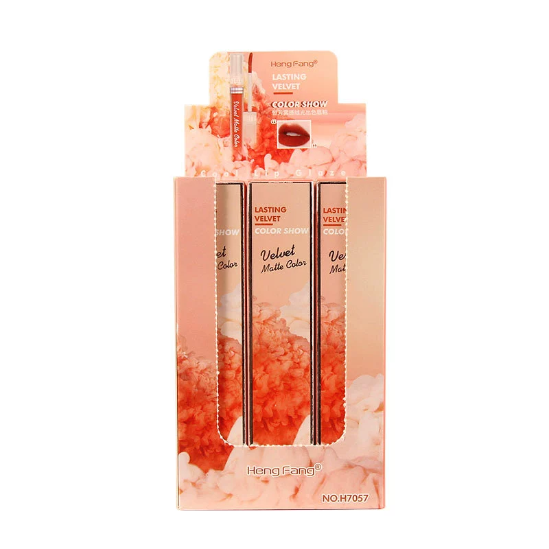 HengFang Mist Velvet цветной матовый блеск для губ 3г #H7057