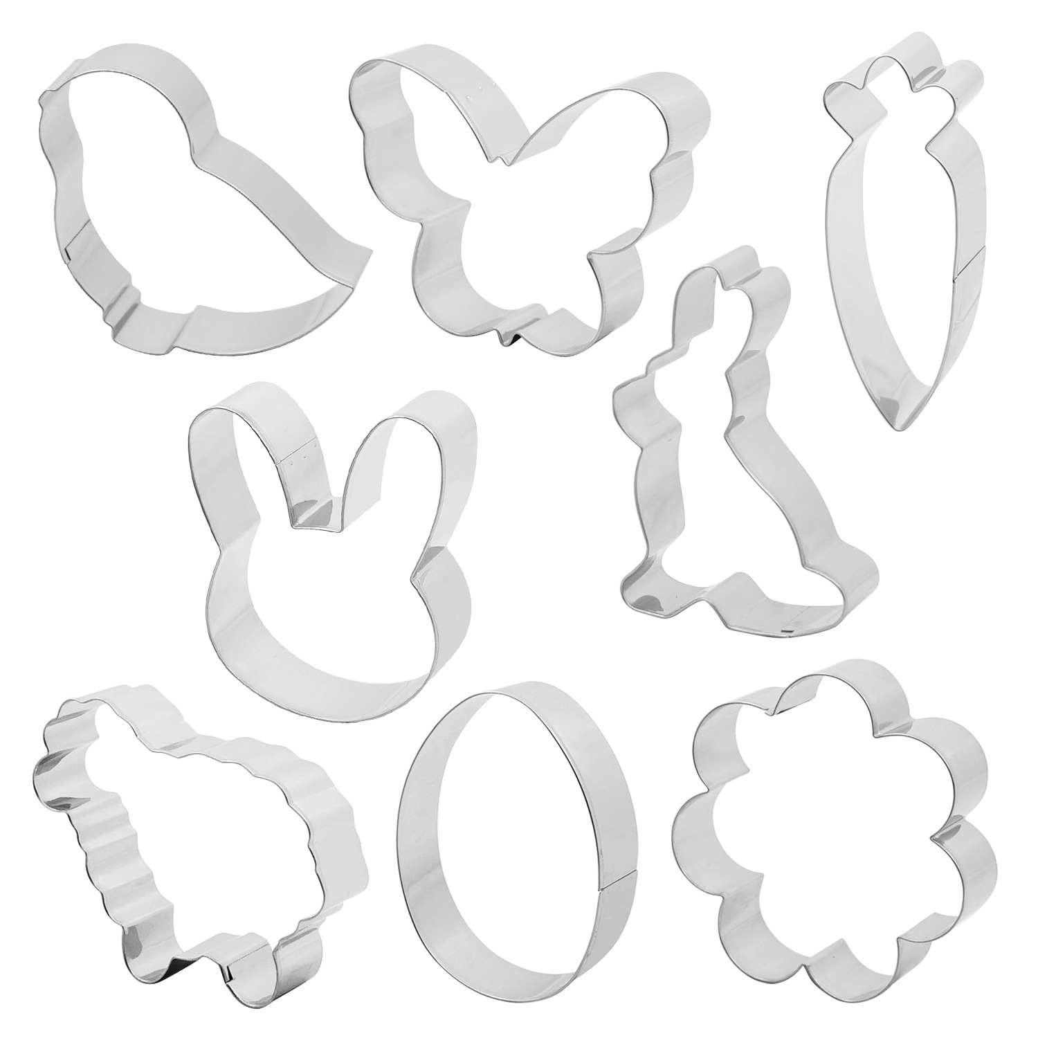 Easter Cute Animal Letter Stainless Steel Kitchen Molds 1 Set display picture 2