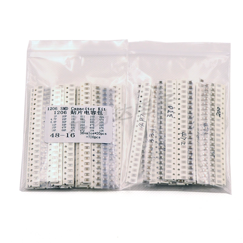 Национальные почтовые расходы 1206 патч-конденсатор пакет образца упаковки обычно используется 36 видов по 20 каждый, в общей сложности 720