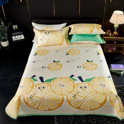 2020新款夏季凉感冰丝凉席软席三件套可水洗折叠双人1.5/1.8m席子|ru