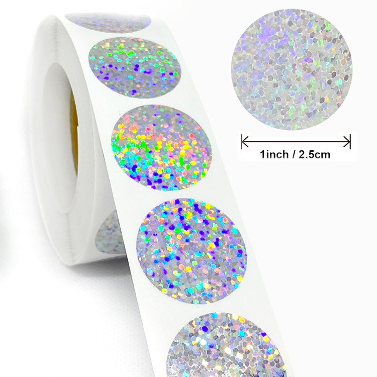70g Weight Gift Stickers Event & Party Supplies Daily Occasion Copper Plate Self-adhesive Love Star Sequins Laser Round Seal Sticker