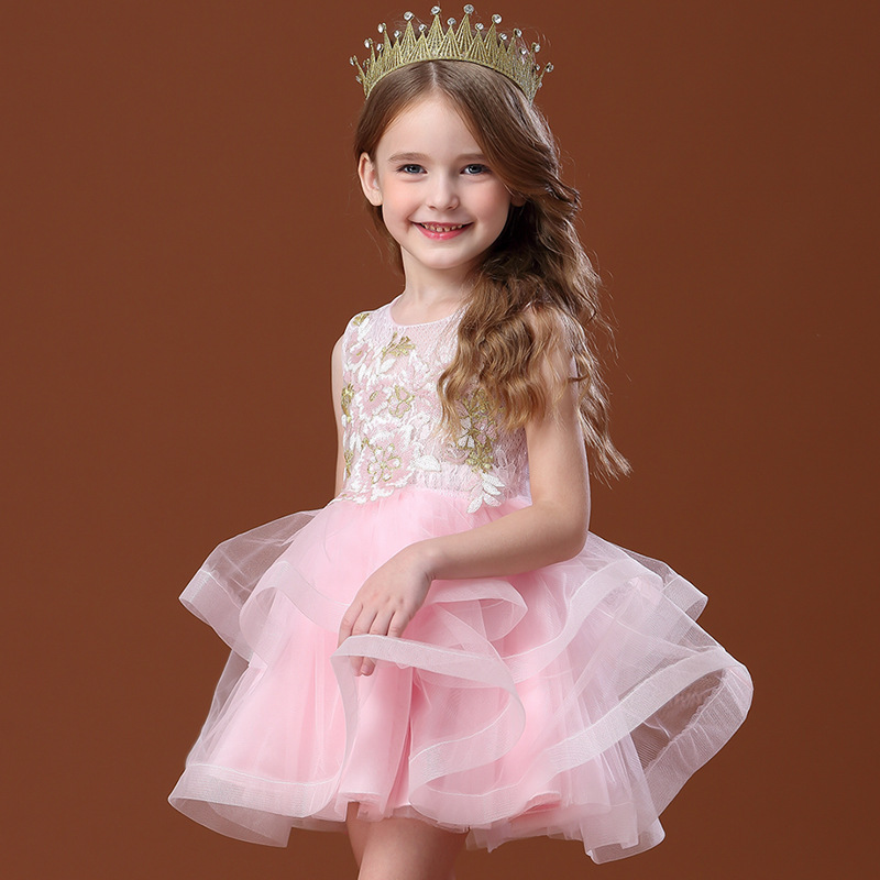 Children's princess dress girls' pettisk...