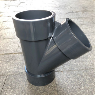 UPVC斜三通 PVC斜三通 美标SCH80 45度三通 Y型三通DN150 6寸 160-阿里巴巴