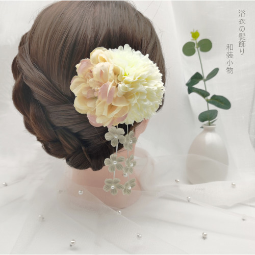 Chinese Hanfu Fairy dress hair accessories hanfu hairpin outfit princess wind simulation flowers tire spot