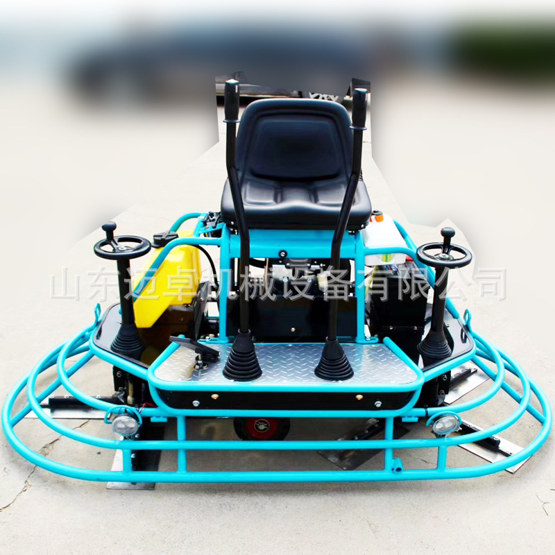 提醒客户双圆盘座驾抹光机云南贵州厂家销售抹光机选迈卓机械