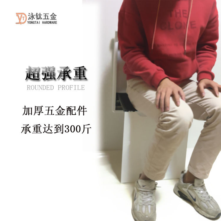 Folding wall invisible furniture