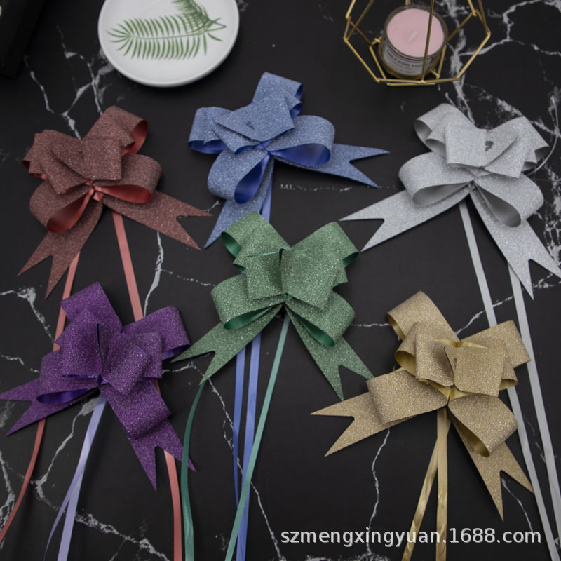 Moda creativa cumpleaños regalo caja mariposa mano-Tirado flor Boda boda coche decoración cinta flor muñeca bolsa flor dibujo