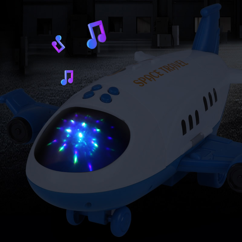 Juguete para niños avión niño de tres años bebé rompecabezas resistente a caídas de gran tamaño 2021 traje de coche nuevo