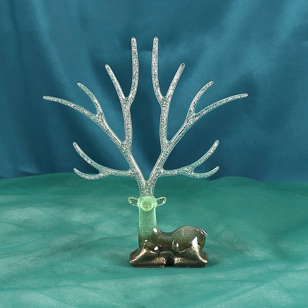 斯可diy水晶滴胶硅胶小鹿鹿角树杈镜面鹿角手工摆台硅胶模具优惠