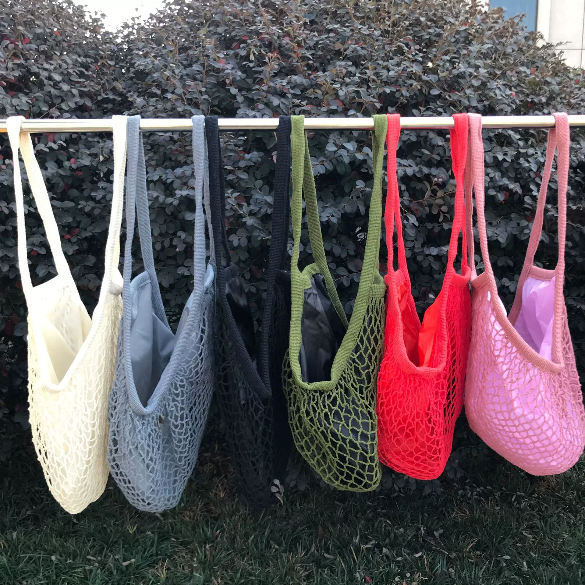 Handheld woven fruit storage bag, mesh bag, custom-made