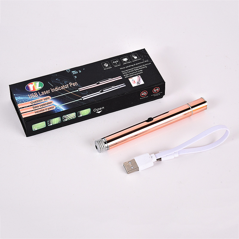 universal flashlight with laser