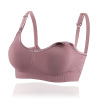 Wireless bra for pregnant, supporting breathable underwear for breastfeeding, front lock