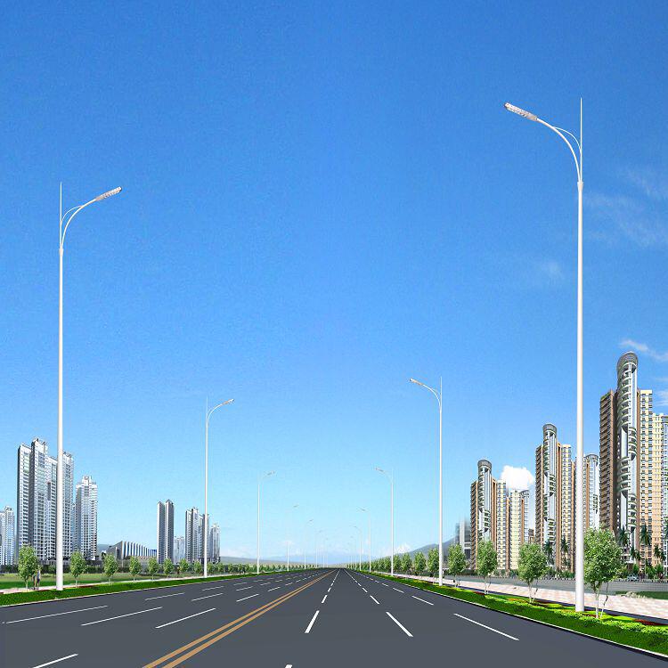 路灯金属杆,双臂路灯灯杆图片,路灯杆样式图片(第17页)_大山谷图库