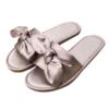 Slippers, footwear with bow indoor, plus size