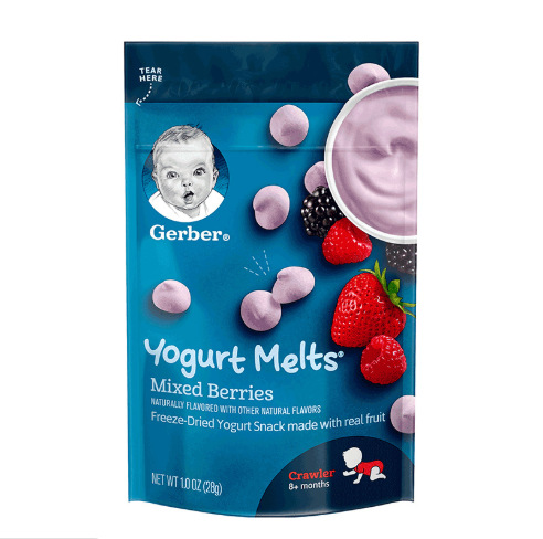 [Bonded Warehouse]U.S.A Gerber Jiabao Strawberry yogurt 28g (8+)