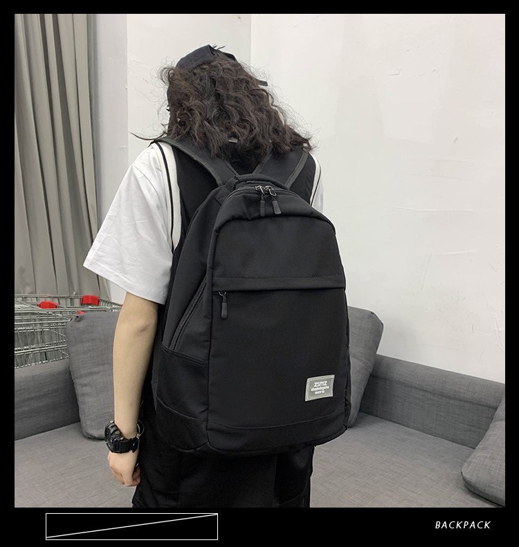 Koreanische Version Von Ins Vintage Sinn All-match Lässig Wasserdicht Große Kapazität High School Student Schult Asche Hong Kong Stil Retro Frauen Rucksack display picture 45