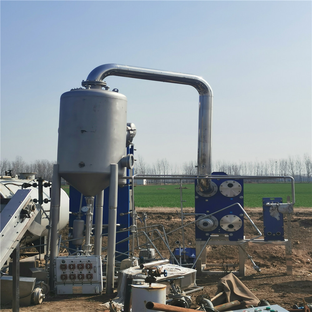 出售二手蒸发器四效降膜蒸发器多效蒸发器工业废水蒸发器