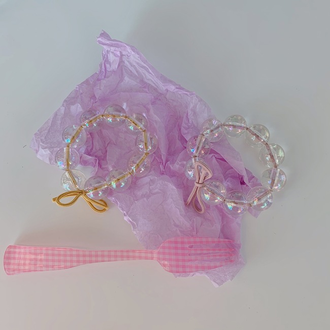 Crystal Pearl Korean Hair Rope High Elastic Rubber Band Hair Scrunchies Wholesale display picture 5