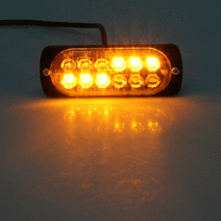 Car net flash light one drag four 4LED 6LED wireless remote control strobe warning light truck side light