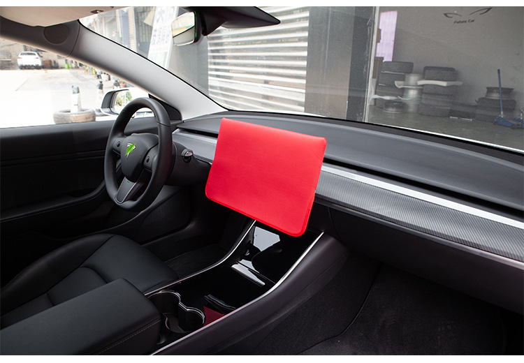 Suitable for tesla Tesla Model3/Y/3 screen protective cover central control screen dustproof and heat insulation protective cover