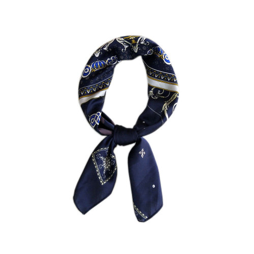 70 new style silk scarf small square scarf for women spring, autumn and winter fashion versatile professional stewardess decorative small scarf Korean style headscarf
