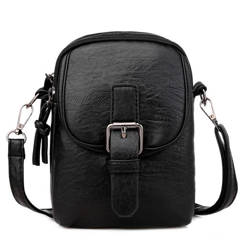 Bag women's crossbody fashion  new mobile phone bag soft leather texture multi-compartment shoulder bag summer coin purse