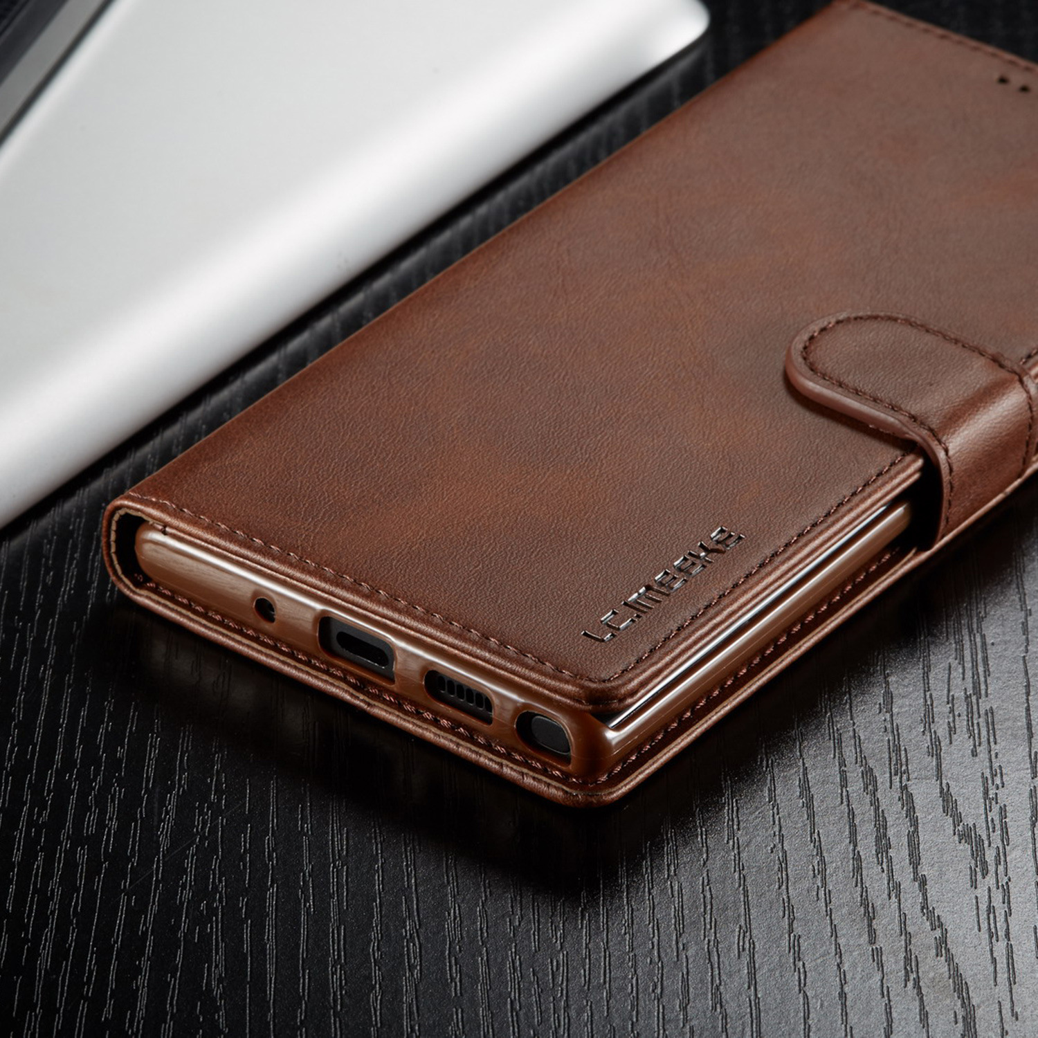 Flip Leather Protective Phone Case For Samsung Galaxy S23 Ultra Plus_voghion.com