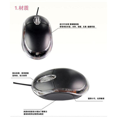 mouse brand new Wired mouse USB mouse Office Mouse