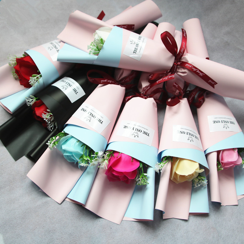 400g Weight Soap Flower Event & Party Supplies 1 Piece Quantity Holiday, Birthday Occasion Soap Flower Material Valentine'S Day Festival Flower Pattern Simple Style Style Simple Style Flower Soap Flower Artificial Flowers 4
