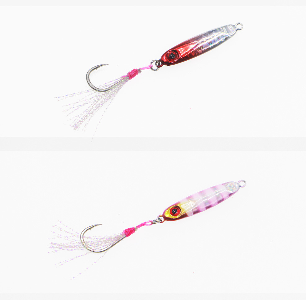 Metal Jigging Spoon Lure 8 Colors Metal Baits Fresh Water Bass Swimbait Tackle Gear