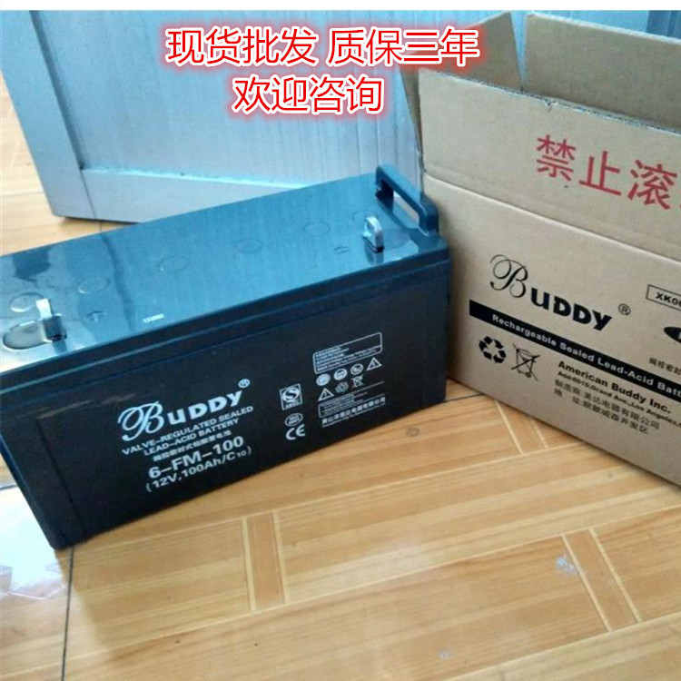 BUDDY宝迪蓄电池6-GFM-150 储能蓄电池12V150AH太阳能 铅酸蓄电池