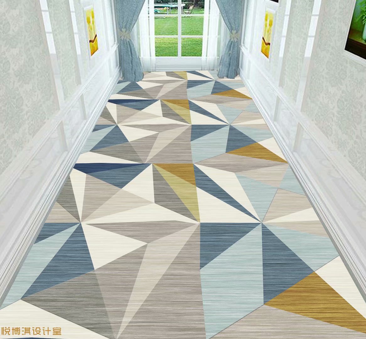 印花地毯卷材,可裁剪地毯