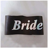 Amazon eBay hot -selling single party ribbon laser character bride to be wedding bride's shoulder strap