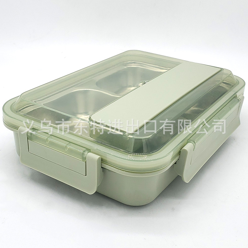 Stainless steel lunch box 304, lunch box tableware, student lunch box, insulated compartments, sealed plates, children's lunch plates detail image 5