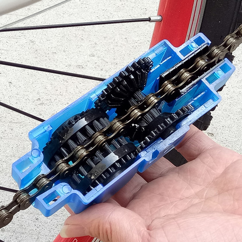 Mountain bike, road bike, bicycle chain washer, single chain cleaner, repair tool, cycling equipment cleaning tool
