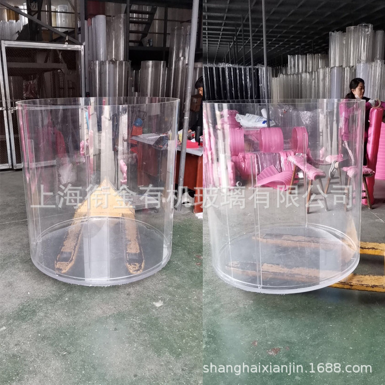 亚克力管有机玻璃管亚克力圆桶筒有机玻璃圆管封底水筒加工