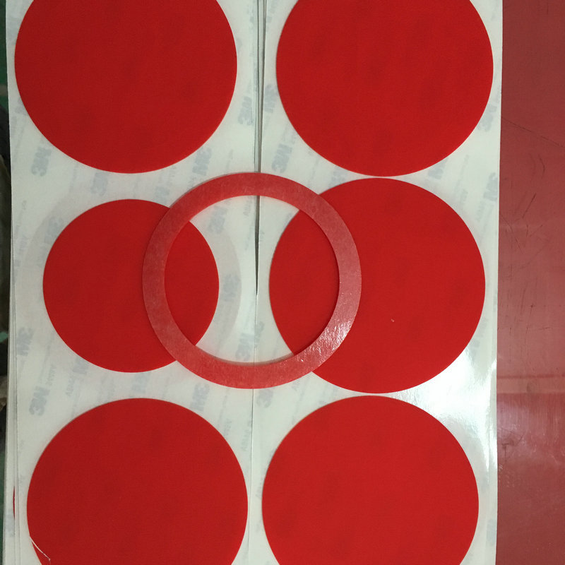 红色耐高温硅橡胶垫垫圈 网格透明硅胶垫 厨房防撞密封垫圈