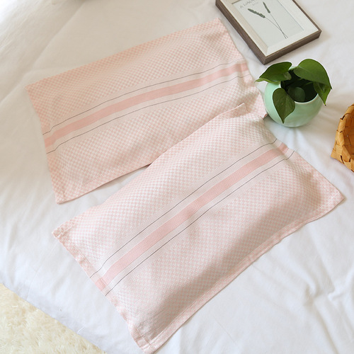 Children's bamboo fiber ice silk striped towel encrypted striped upgraded blanket same adult towel sweat-absorbing summer cool towel