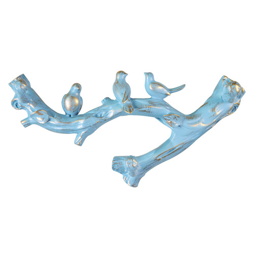 Cross-border wholesale home wall bird decoration hooks door entrance porch wall punch-free creative decorative coat hooks