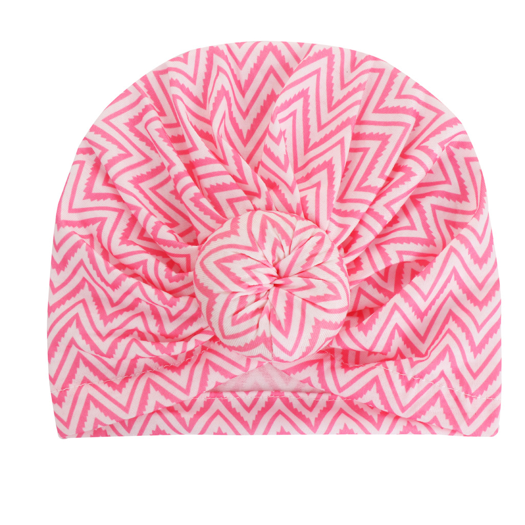 Autumn New Children's Hats Baby Print Donut Turban Hat Baby Striped Hood Wholesale Nihaojewelry display picture 10