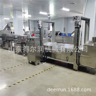 全自动油炸机流水线 多功能油炸锅 小酥肉成套加工设备源头厂家