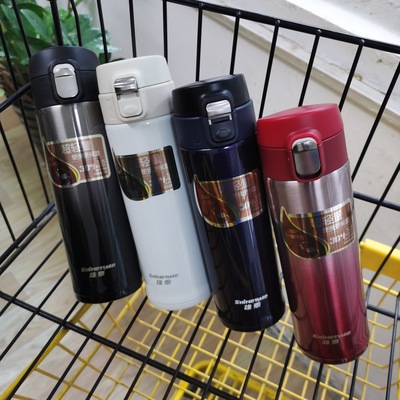 雄泰保温杯男女士便携车载水杯不锈钢学生简约办公泡茶旅杯