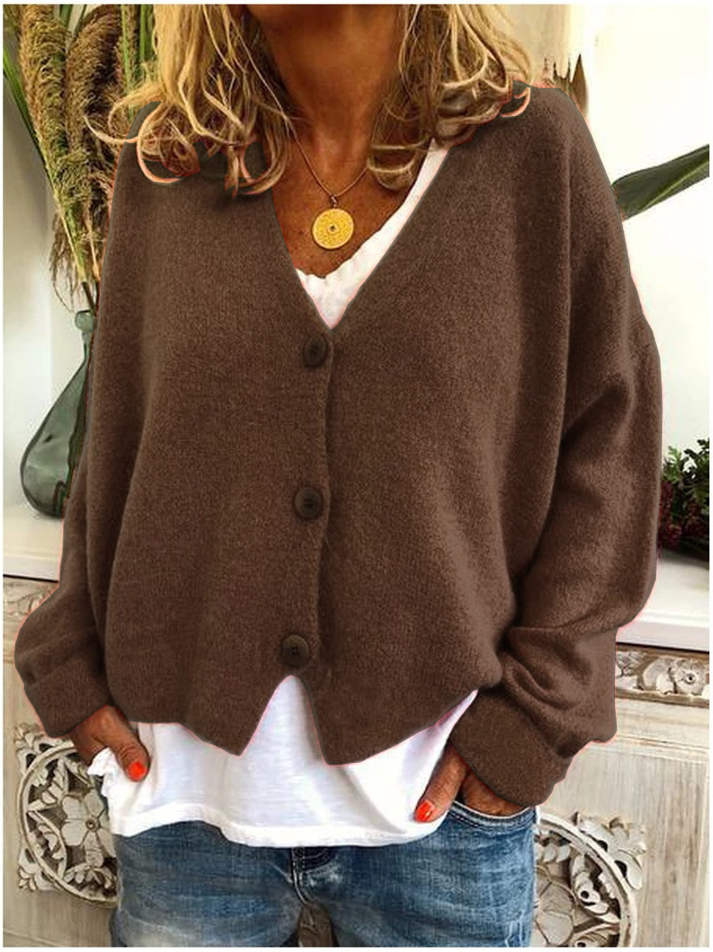 Women's Knitwear Long Sleeve Sweaters & Cardigans Rib-knit Casual Solid Color display picture 2