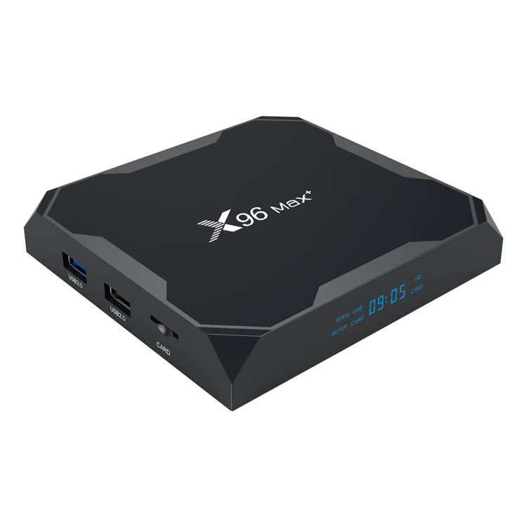X96 MAX+ S905X3 набор ТВ-приставки — топ-бокс 4G/64G Android 9.0, сетевой модуль 100MM, двухдиапазонный высокоразрешающий плеер