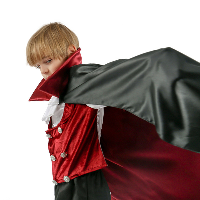 Halloween children’s costume boy ghost dress make up party stage costume luxury vampire suit