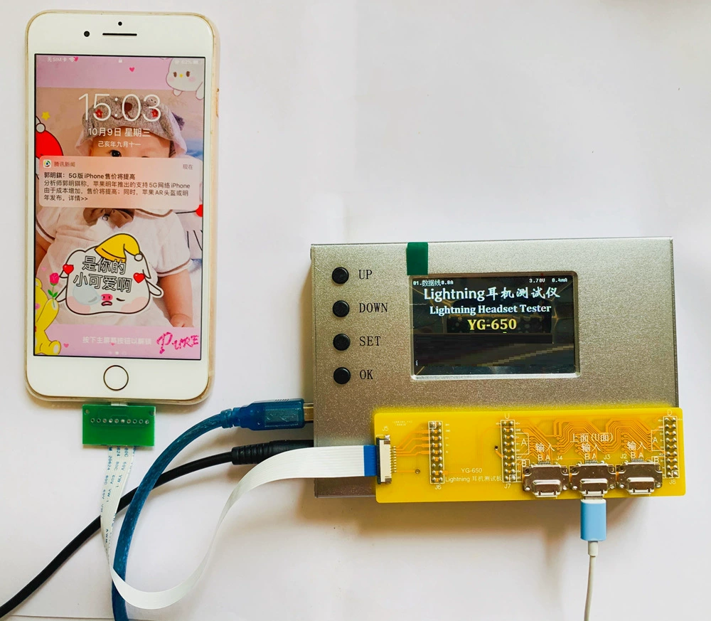 YG-650 Apple гарнитура Iphone гарнитура Lightning гарнитура Специальный тестер