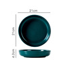 Japanese -style matte glaze Chaozhou bowl quality color glaze dish house set suit ceramic tableware rice bowl salad bowl