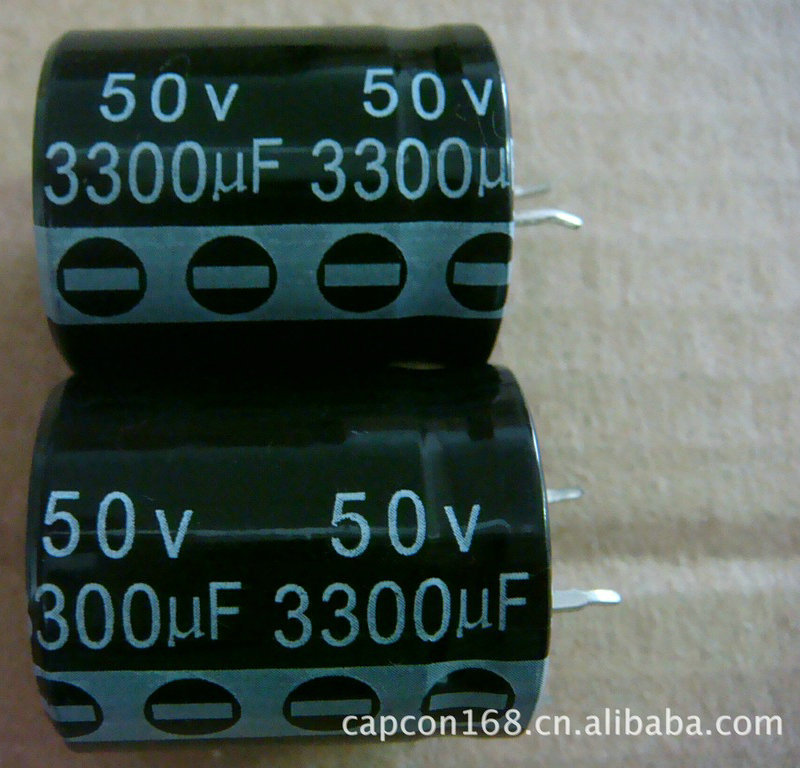 CapCon 焊针铝电解电容 50V3300UF  铝电解电容