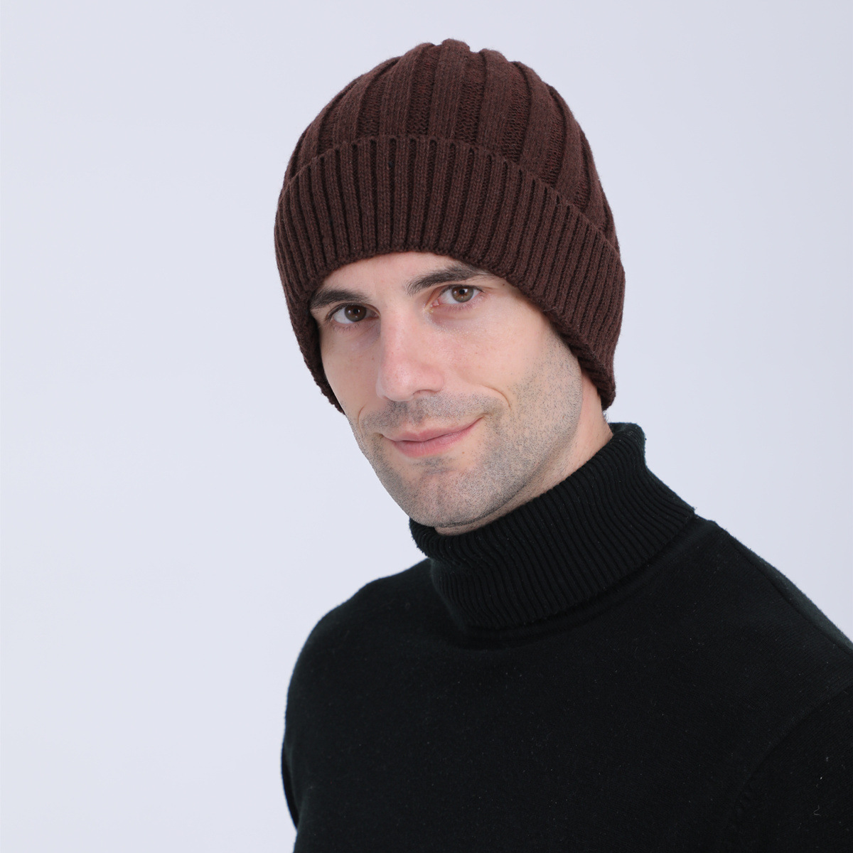Berretto beanie in maglia di lana per uomo e donna_voghion.com